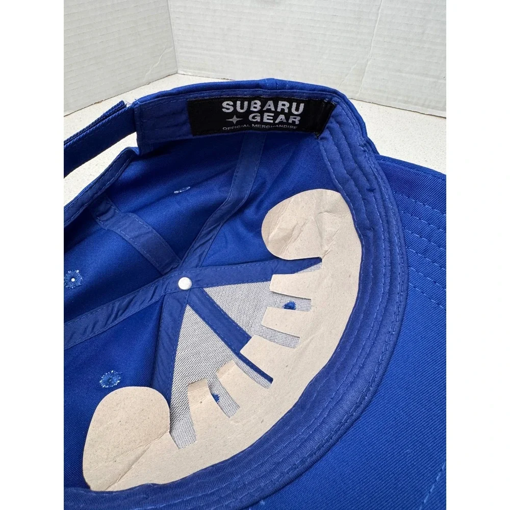 Subaru Hat Baseball Cap Logo Embroidered Blue Auto‎ Racing Fan Gift
